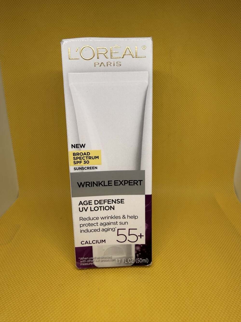 L'Oreal Paris Wrinkle Expert 55+ Age Defense UV Lotion SPF 30 1.7 fl oz